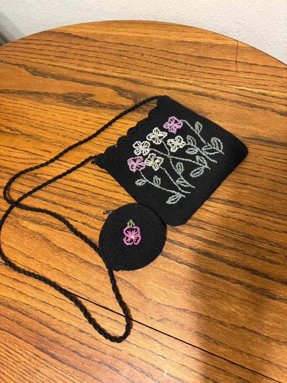 Vintage retro 90s y2k cute purse with matching coin purse